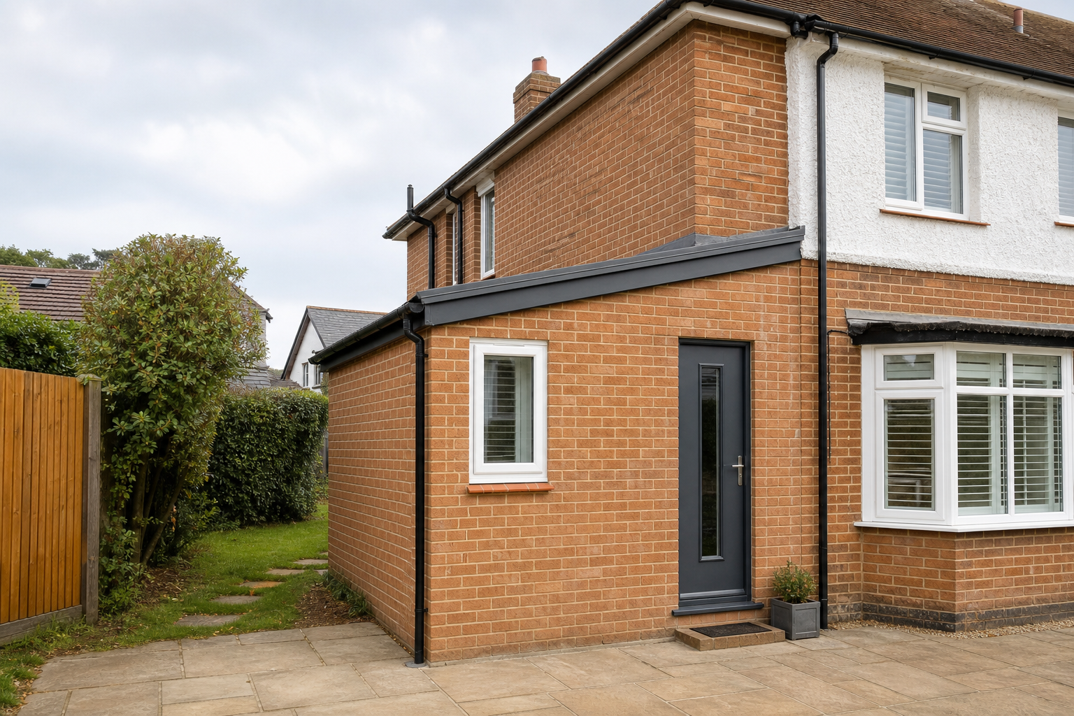 Side extension in Brentwood (Permitted Development) after